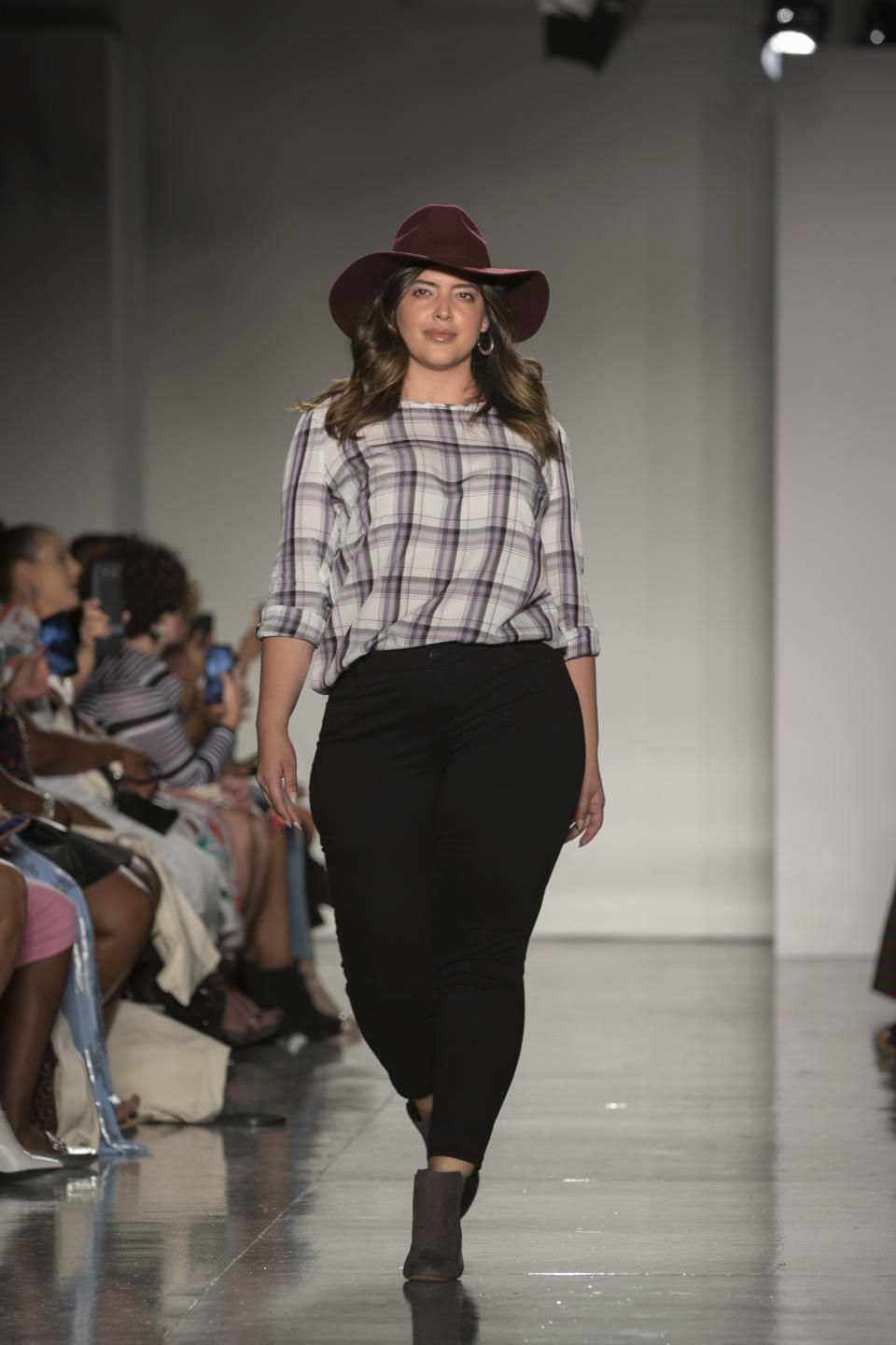 The Loft spring 2019 collection is modeled during Fashion Week Friday, Sept. 7, 2018, in New York. (AP Photo/Kevin Hagen).