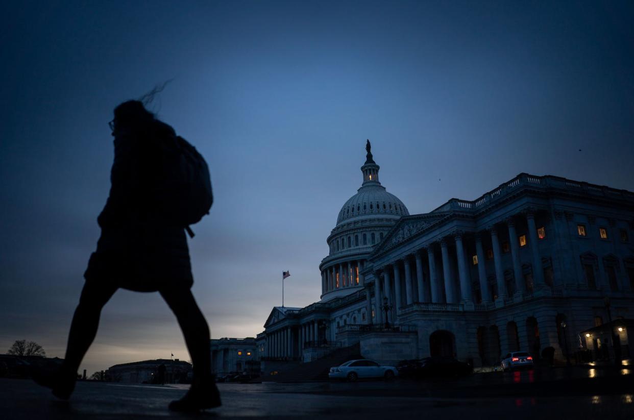 Reinstituted rules in the U.S. House of Representatives allow members to fire federal staffers and cut programs. <a href="https://www.gettyimages.com/detail/news-photo/pedestrian-walks-through-the-capitol-plaza-with-the-dome-of-news-photo/1247545875?phrase=Capitol%20building%20U.S.&adppopup=true" rel="nofollow noopener" target="_blank" data-ylk="slk:Kent Nishimura / Los Angeles Times via Getty Images;elm:context_link;itc:0;sec:content-canvas" class="link ">Kent Nishimura / Los Angeles Times via Getty Images</a>