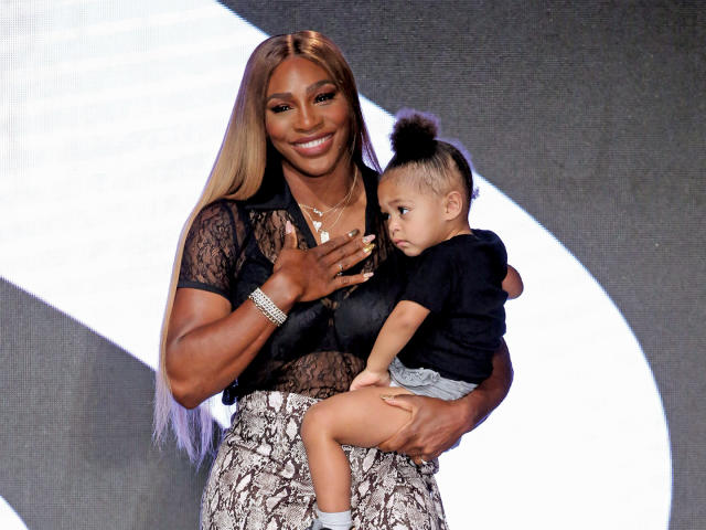 Serena Williams' daughter Olympia shows mom who's the boss