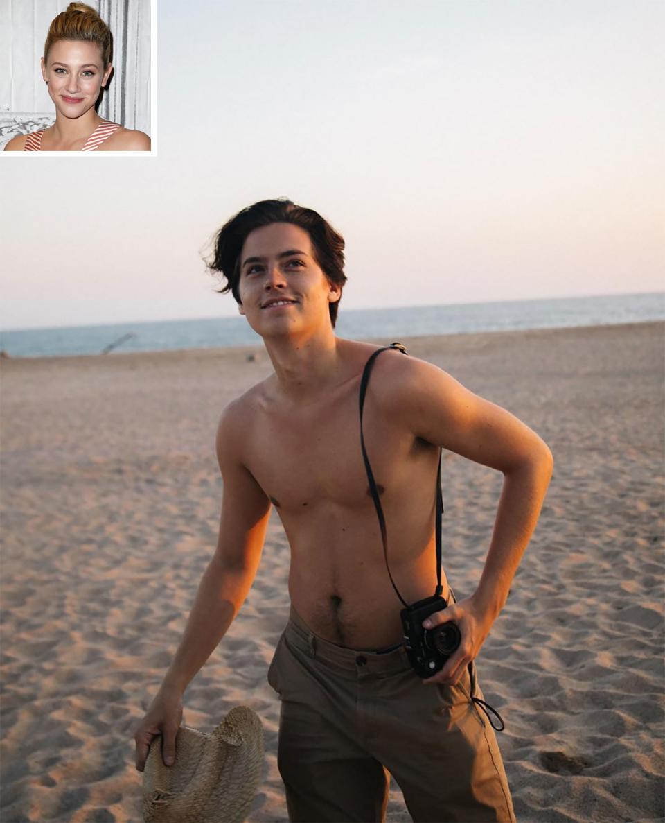 Cole wasn't the only one posting topless pictures of his significant other - Lili shared <a href="https://people.com/tv/cole-sprouse-jokes-lili-reinhart-shirtless-picture/" rel="nofollow noopener" target="_blank" data-ylk="slk:this sultry shirtless shot;elm:context_link;itc:0;sec:content-canvas" class="link ">this sultry shirtless shot</a> in October 2018.