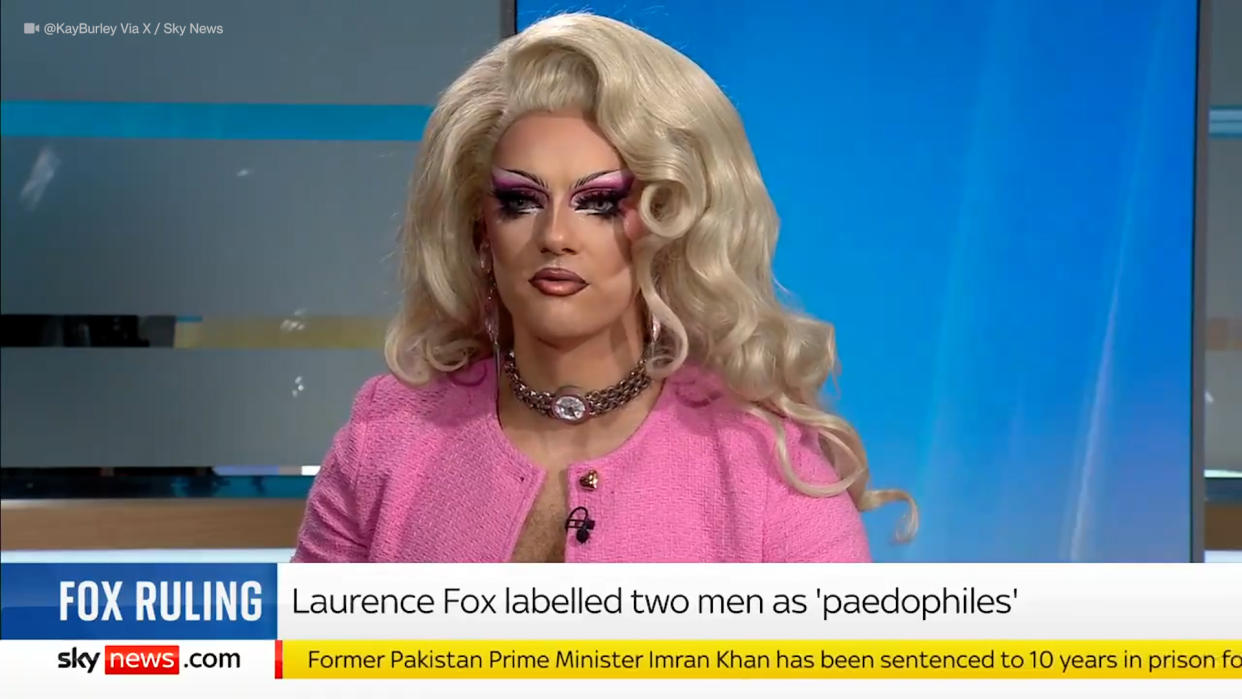 Crystal has given an interview on Sky News. (Sky News grab)
