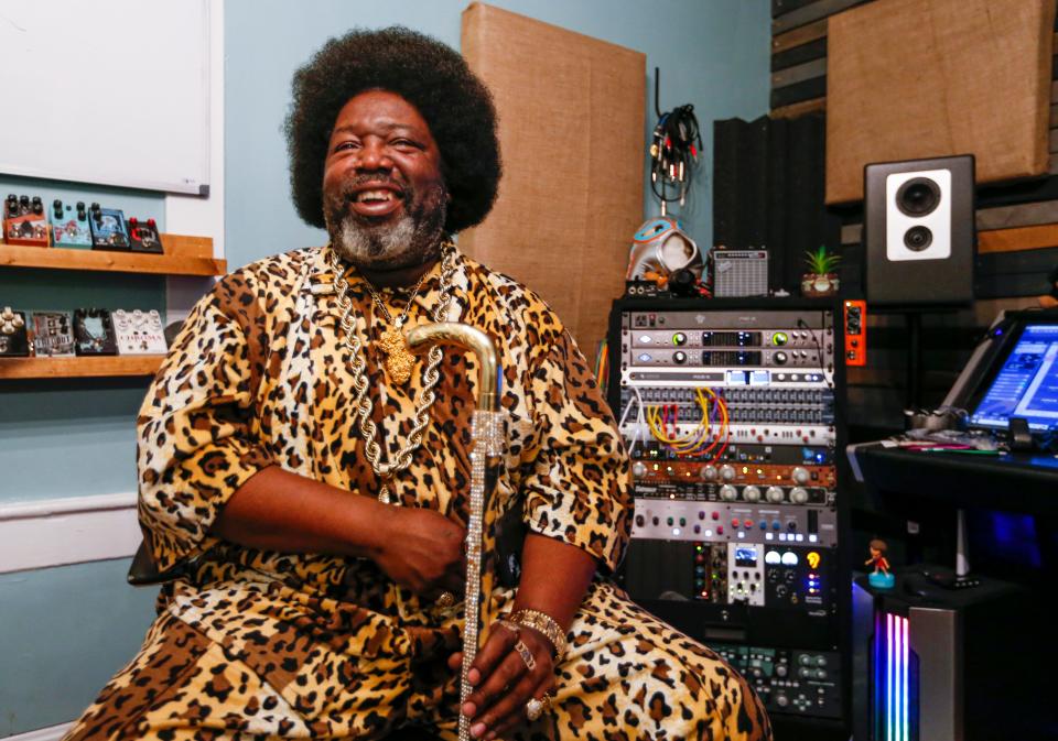 Hip-Hop/rap artist Joseph Foreman, who's better known by his stage name Afroman, talks to the News-Leader at a recording studio on Tuesday, Dec. 13, 2022.