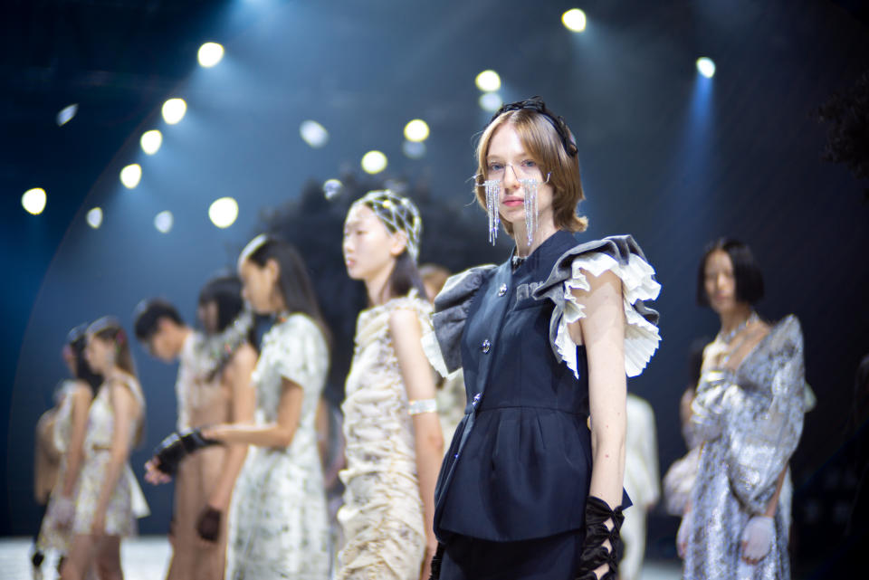 A view of Shanghai Fashion Week spring 2023 season in Shanghai, China, September 26, 2022. 