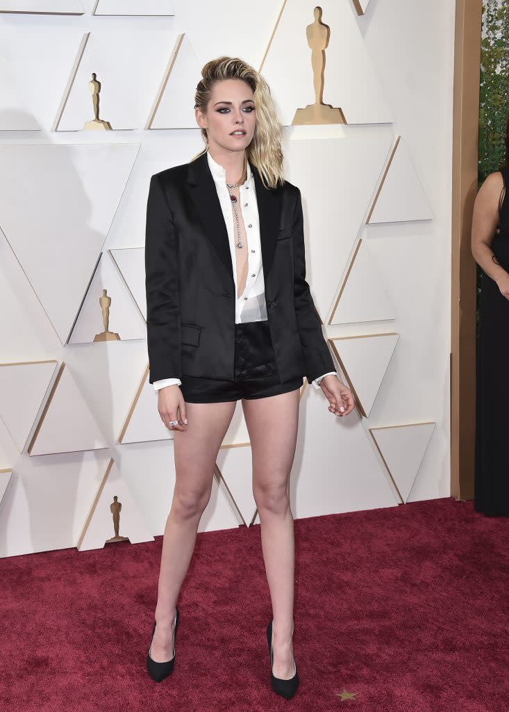 Kristen Stewart attends the 94th Academy Awards at Dolby Theatre in Los Angeles on March 27, 2022. - Credit: Jordan Strauss/Invision/AP