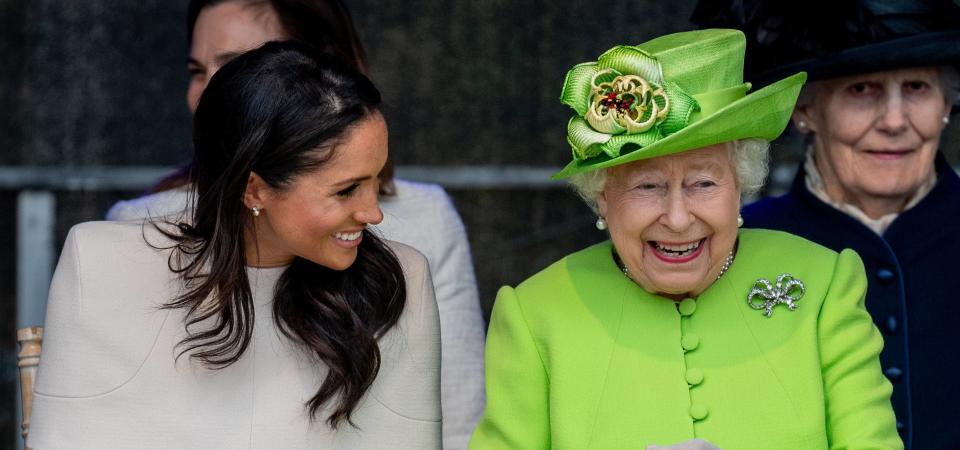 Herzogin Meghan und Queen Elizabeth II. setzten wichtige Statements für nachhaltige Mode (Bild: Getty Images)