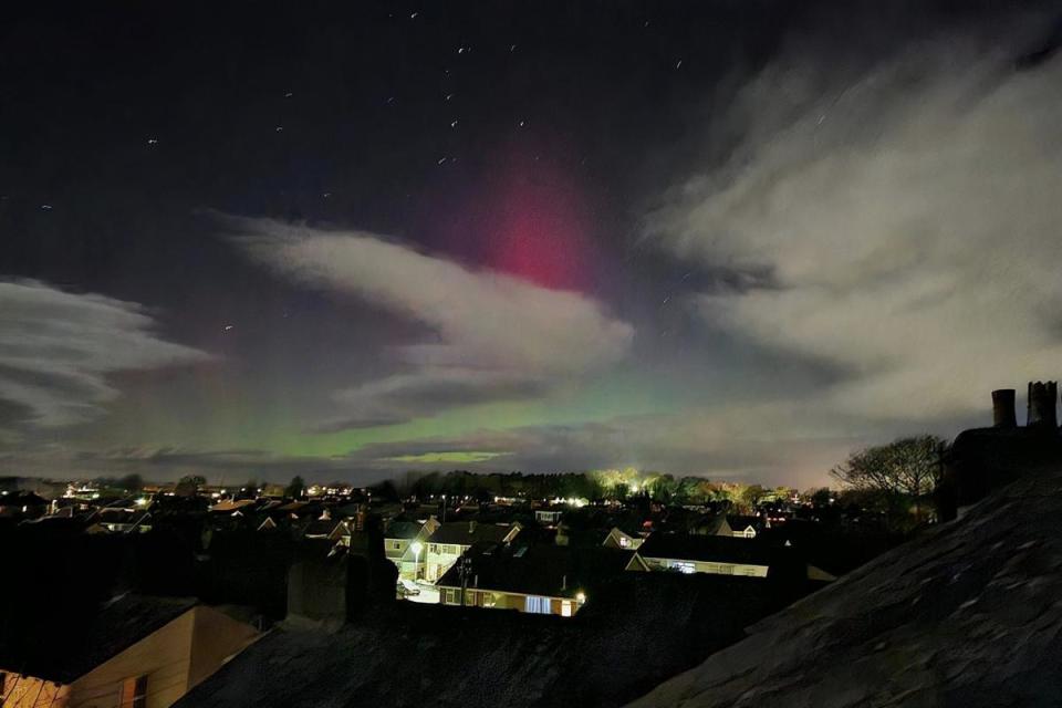 Northern Lights in skies above Lancaster <i>(Image: Brandon Lee Keefe)</i>