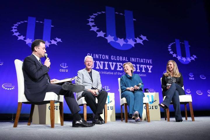 Clinton Family and Jimmy Kimmel Deliver Closing Remarks At CGIU 2014