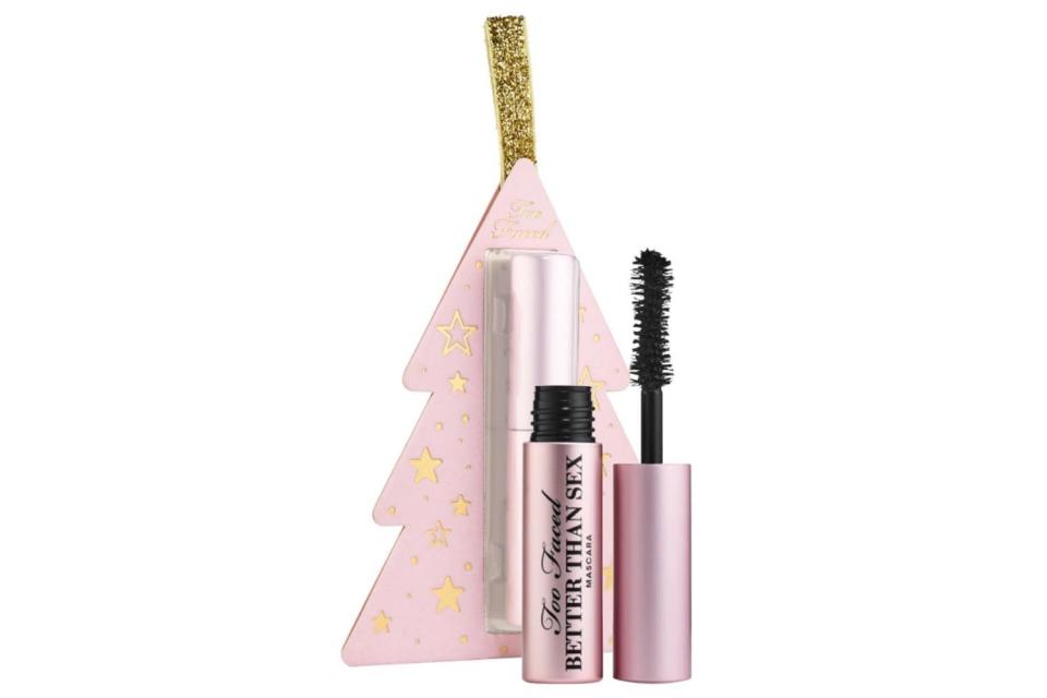 <strong><a href="https://www.sephora.com/product/better-than-sex-mascara-mini-ornament-P435957" target="_blank" rel="noopener noreferrer">Get the Too Faced Better Than Sex mini mascara ornament for $12﻿</a></strong>