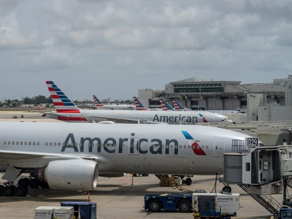 American Airlines at Miami International Airport.