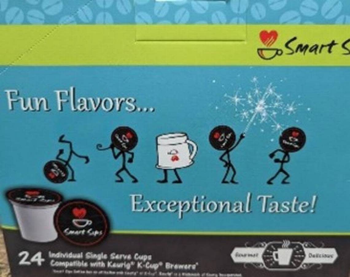 Box of recalled Smart Sips k-cups