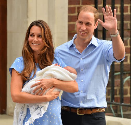 BEN STANSALL/AFP via Getty Kate Middleton, Prince William and Prince George