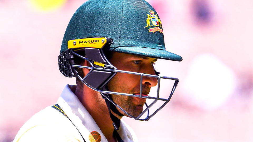 Joe Burns' Test spot could be up for grabs after another cheap dismissal. (Photo by WILLIAM WEST/AFP via Getty Images)