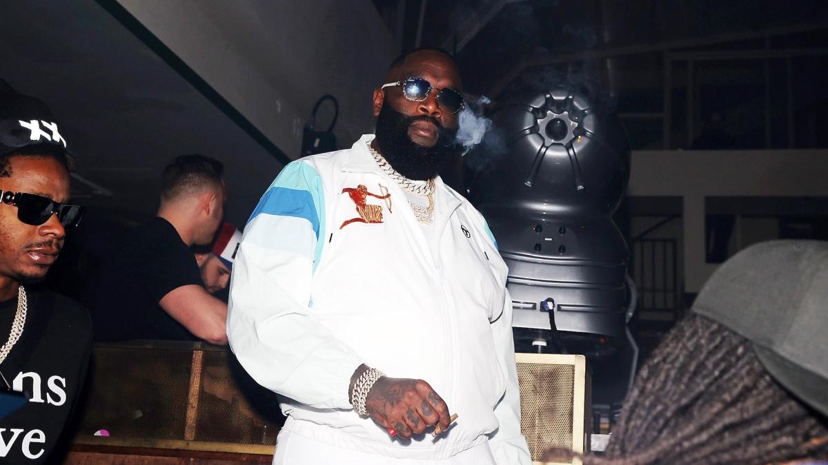 Rick Ross Shows Off His New Camouflage Tank