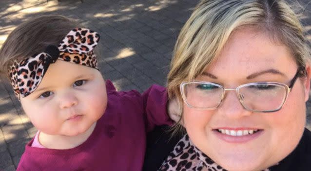 Adalind Judd, pictured with here mother Sherrie, suffers from an extremely rare form of epilepsy. Source: Supplied