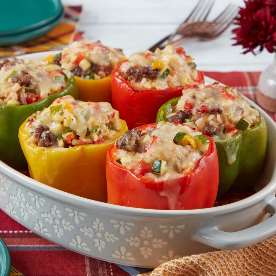 ground beef recipes stuffed bell peppers