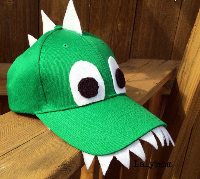 <p>If you want to go extra low-key, you can just make a hat into a dino face, and then get <a href="https://go.redirectingat.com?id=74968X1596630&url=https%3A%2F%2Fwww.primary.com%2Fshop%2Fkids%2Flayers%2Fthe-fleece-crew-sweatshirt&sref=https%3A%2F%2Fwww.goodhousekeeping.com%2Fholidays%2Fhalloween-ideas%2Fg34161841%2Fdiy-dinosaur-costume%2F" rel="nofollow noopener" target="_blank" data-ylk="slk:a green shirt;elm:context_link;itc:0;sec:content-canvas" class="link ">a green shirt</a> and <a href="https://go.redirectingat.com?id=74968X1596630&url=https%3A%2F%2Fwww.primary.com%2Fshop%2Fkids%2Fpants-and-sweats%2Fthe-sweatpant-2&sref=https%3A%2F%2Fwww.goodhousekeeping.com%2Fholidays%2Fhalloween-ideas%2Fg34161841%2Fdiy-dinosaur-costume%2F" rel="nofollow noopener" target="_blank" data-ylk="slk:green pants;elm:context_link;itc:0;sec:content-canvas" class="link ">green pants</a> to go with it.</p><p><em><a href="https://lalymom.com/diy-dinosaur-hat-kids" rel="nofollow noopener" target="_blank" data-ylk="slk:Get the tutorial at Lalymom »;elm:context_link;itc:0;sec:content-canvas" class="link ">Get the tutorial at Lalymom »</a></em></p>