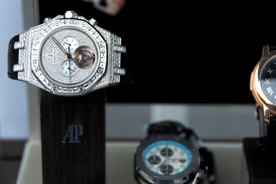 SAG HARBOR, NY - JULY 11: Watch-mosphere attends AUDEMARS PIGUET & LONDON JEWELERS celebrate the "Royal Oak Offshore Montauk Highway" Limited Edition at The Home of Drew Aaron & Hana Soukupova on July 11, 2009 in Sag Harbor, New York. (Photo by NICK HUNT /Patrick McMullan via Getty Images)