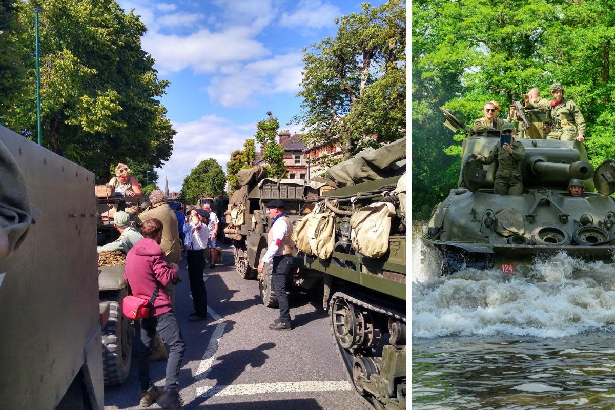 The Armour and Embarkation Event in Dorchester proved popular <i>(Image: NQ/Ben Williams)</i>