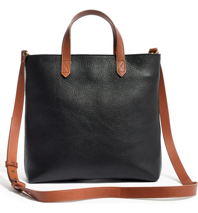 Madewell 'Transport' Weekend Bag in True Black W/Brown at Nordstrom - Yahoo  Shopping