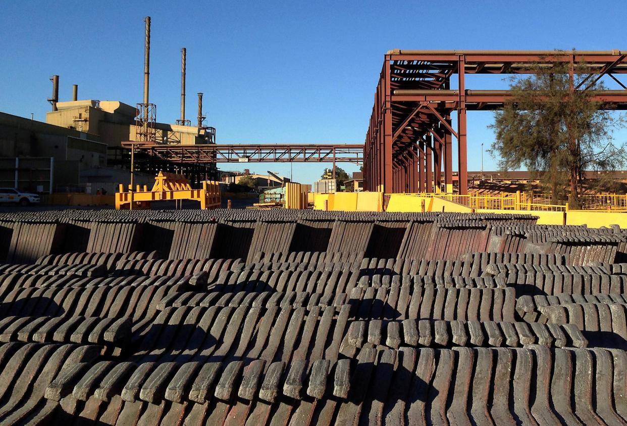 BHP Billiton's Olympic Dam copper and uranium mine in South Australia: REUTERS