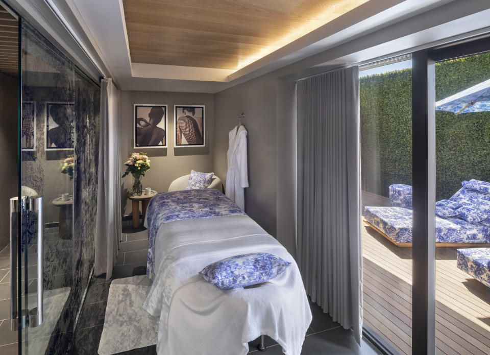 Inside the Dior treatment room at Gurney’s Montauk Resort. - Credit: Photo courtesy of Dior/Francis Dzikowski