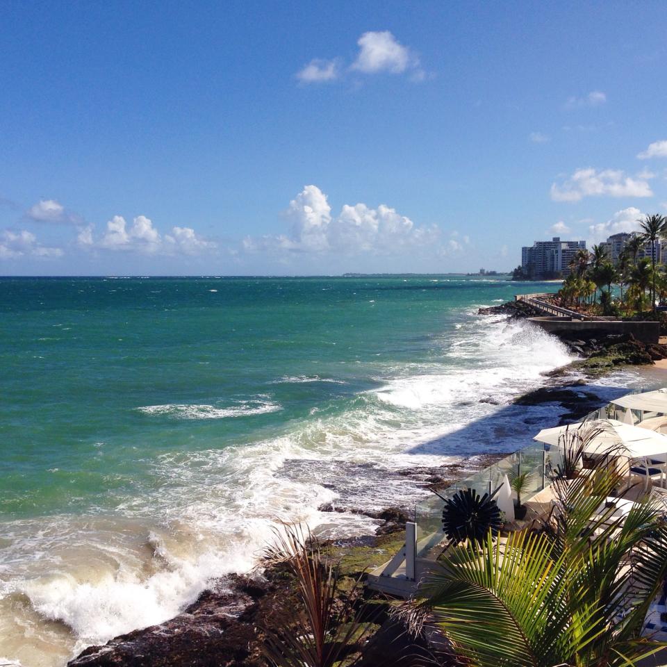 The view from the Condado Vanderbilt in San Juan