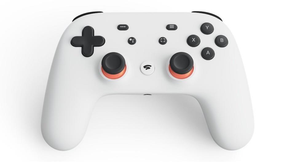 Google's Stadia controller will connect to the service via Wi-Fi. (image: Google)