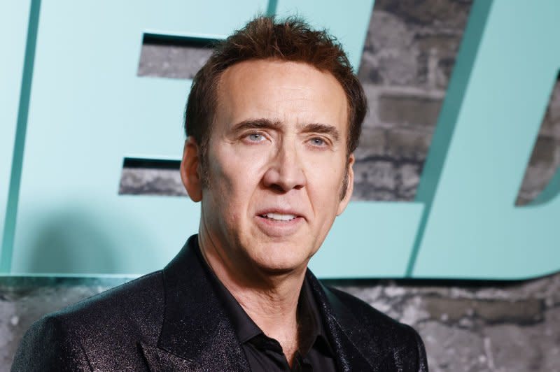 Nicolas Cage gives a flamboyant performance in "Sympathy for the Devil." File Photo by John Angelillo/UPI