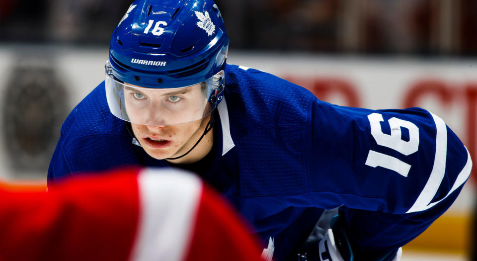 The Toronto Maple Leafs' dealings with Mitch Marner could get nasty. (Getty)