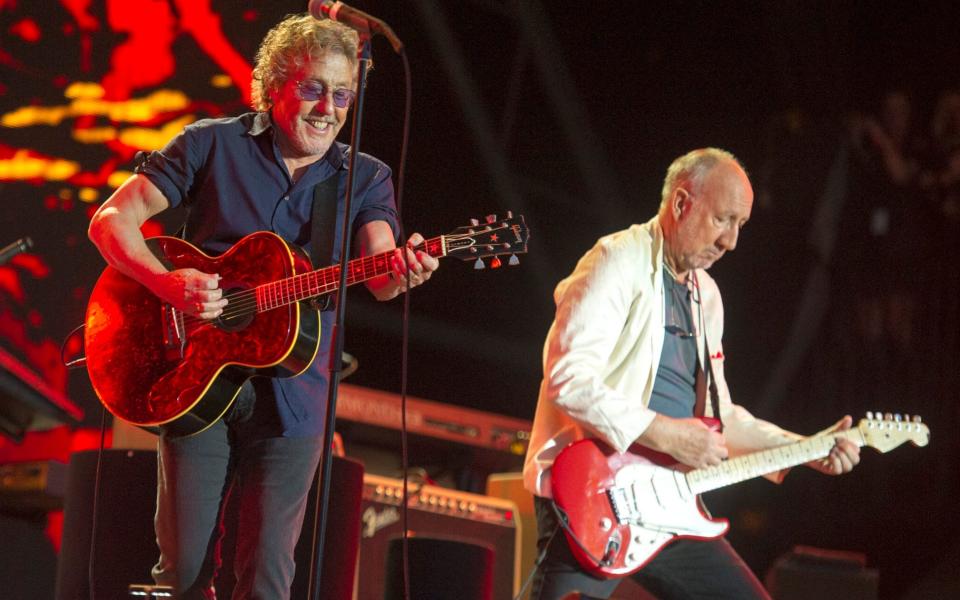 The Who headlining the Pyramid Stage in 2015 - Geoff Pugh