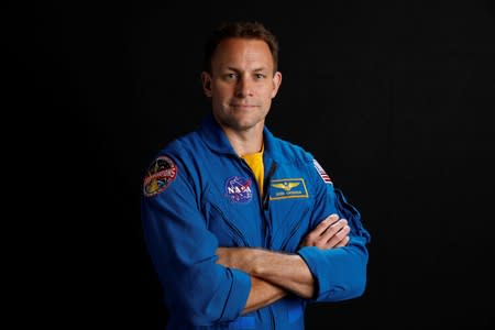 NASA commercial crew astronaut Josh Cassada poses for a portrait at the Johnson Space Center in Houston