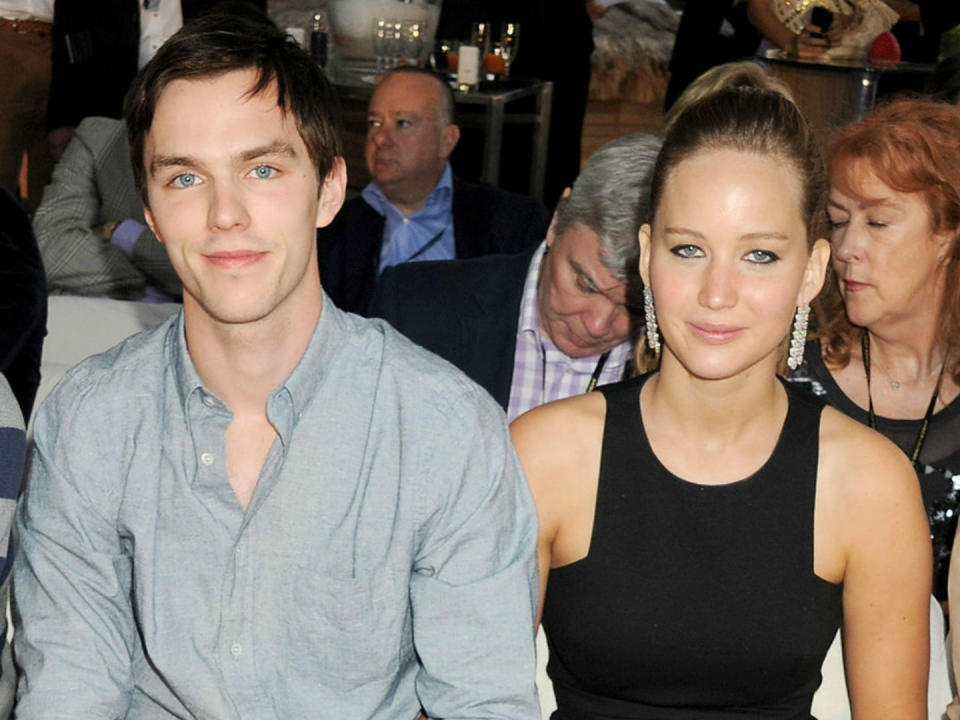 Jennifer Lawrence y Nicholas Hoult