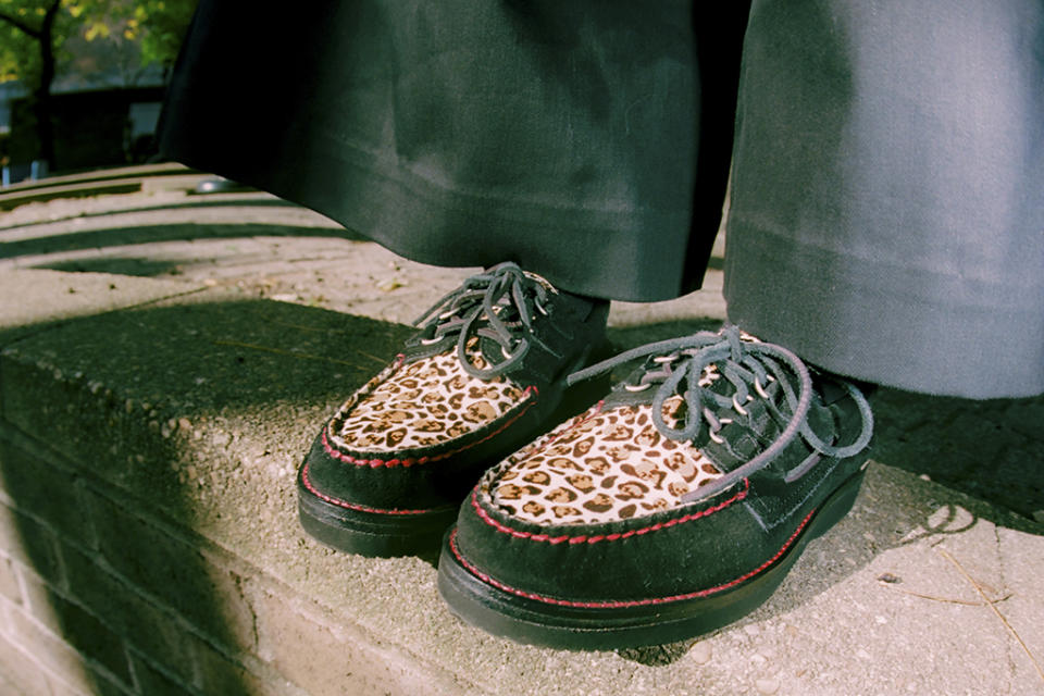 Pleasures x Sperry Authentic Original 3-Eye boat shoe. - Credit: Courtesy of Sperry