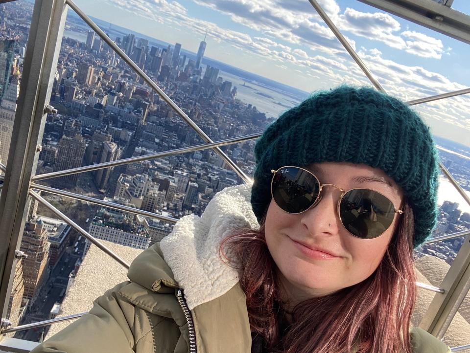 selfie on 86th floor
