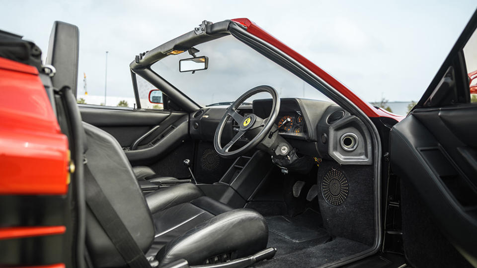 Inside the 1990 Ferrari Testarossa Pininfarina Spider "Special Production"