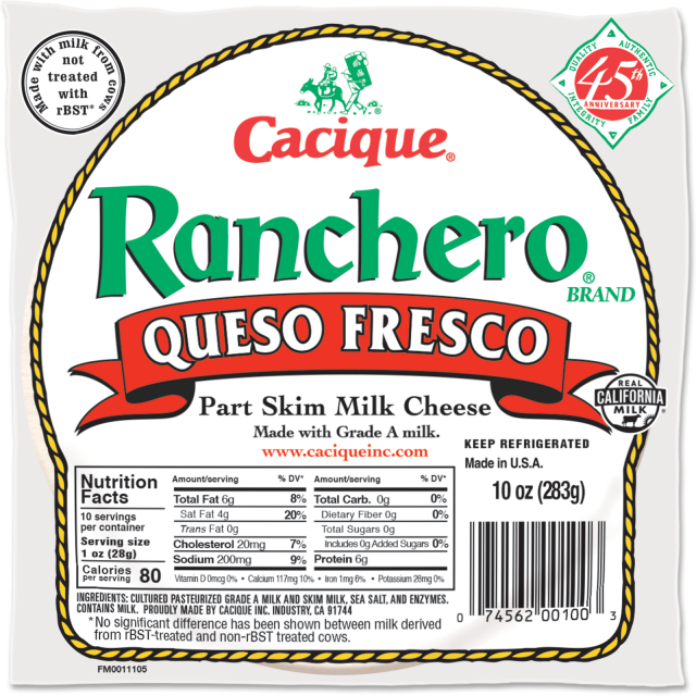 Cacique Foods Shifts Dairy Production from California to Texas