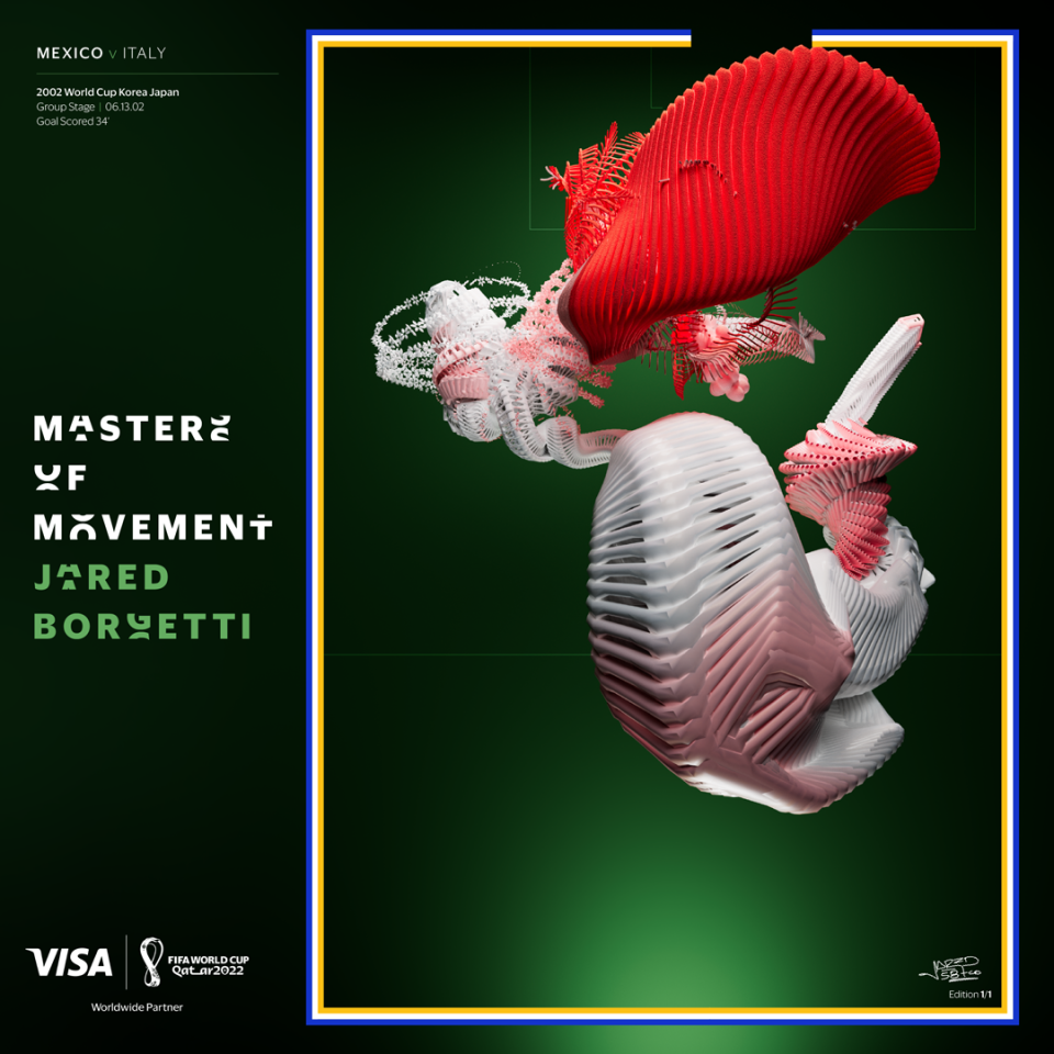 Visa Masters of Movement NFT - Jared Borgetti