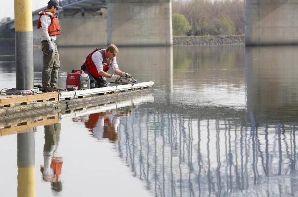 The Columbia Park boat launch in Kennewick underwent repairs in 2017.