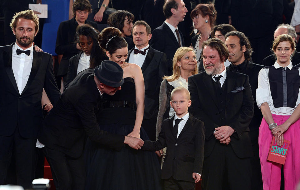 <p>Sans César mais couronnée d’un prix Lumière pour son rôle dans L’Apollonide, Céline Sallette retrouve, en 2012, le Festival de Cannes pour représenter aux côtés de son amie Marion Cotillard le film De Rouille et d’os de Jacques Audiard. </p>