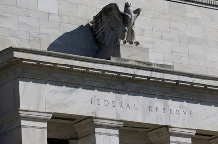 Federal Reserve Board building on Constitution Avenue is pictured in Washington