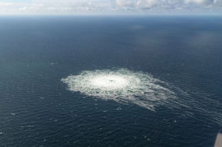 El gasoducto Nord Stream 2, localizado en el Mar Báltico.