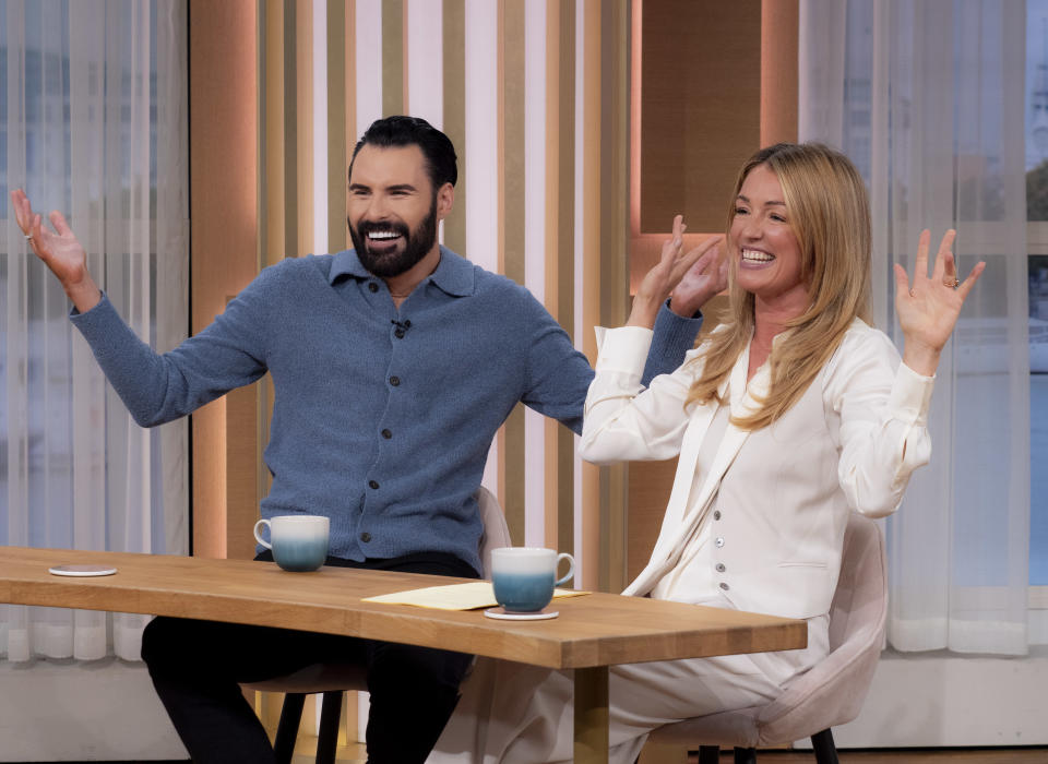 Cat Deeley and Rylan on This Morning (Shutterstock/ITV)