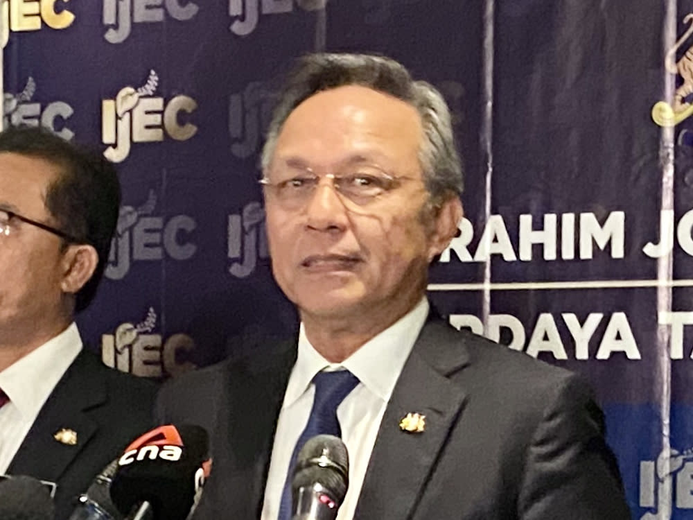 Johor Mentri Besar Datuk Hasni Mohammad said the state government will request a RM1 billion allocation from Putrajaya to assist small and medium-sized enterprises (SMEs) in the state. — Picture by Ben Tan