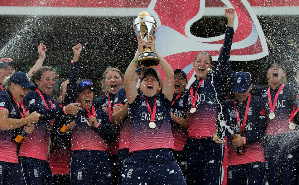 England claimed a dramatic Women's Cricket World Cup triumph in 2017