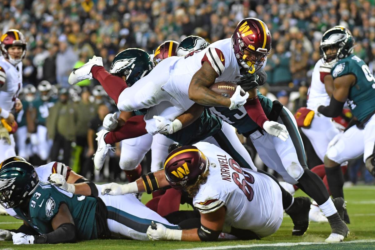 Eagles suffer first loss of season, fall to Commanders 32-21 on Monday  Night Football