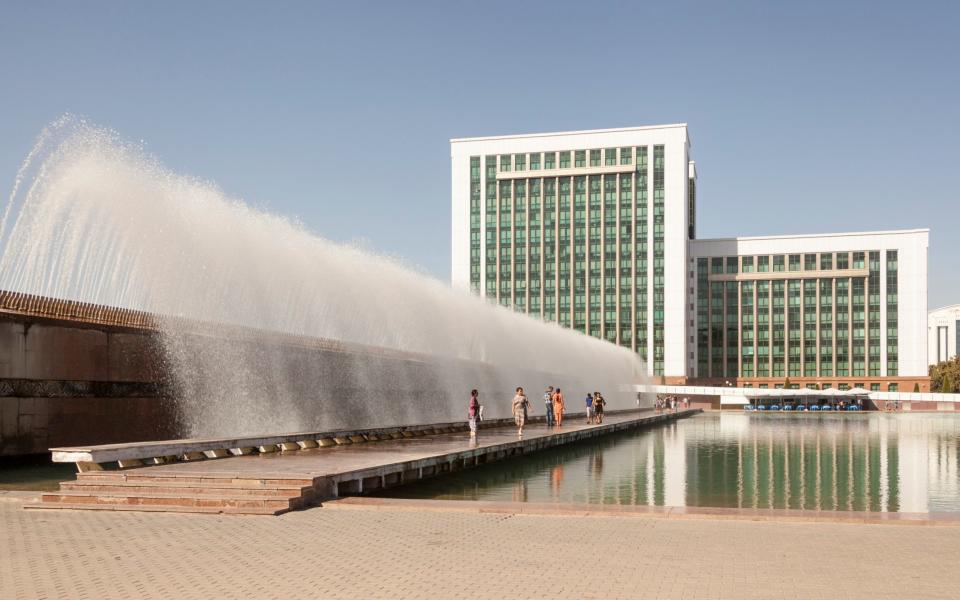 Independence Square is now the central square of Tashkent