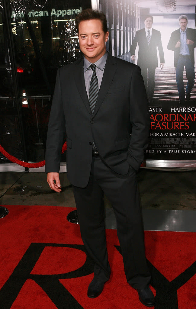 Extraordinary Measures LA Premiere 2010 Brendan Fraser