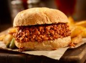 <p><strong>Sloppy Joe </strong></p><p>Legend has it that in the 1930s in Sioux City, a cafe cook named Joe added tomato sauce to his loose meat sandwiches and the rest is history. Although it’s one of the most basic recipes on the list, it’s also one of the most satisfying. Be sure to get one at <a href="https://hudsonstap.com/" rel="nofollow noopener" target="_blank" data-ylk="slk:Hudson’s Southside Tap;elm:context_link;itc:0;sec:content-canvas" class="link ">Hudson’s Southside Tap</a>. </p>