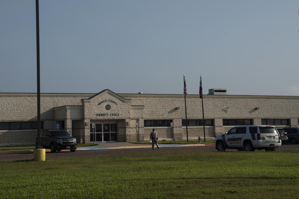 Oficina del alguacil del condado de Hidalgo, en Edinburg, Texas, el 14 de octubre de 2020.  (Verónica G. Cárdenas/The New York Times).