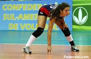 Bowie volleyball player Andrea Estrada